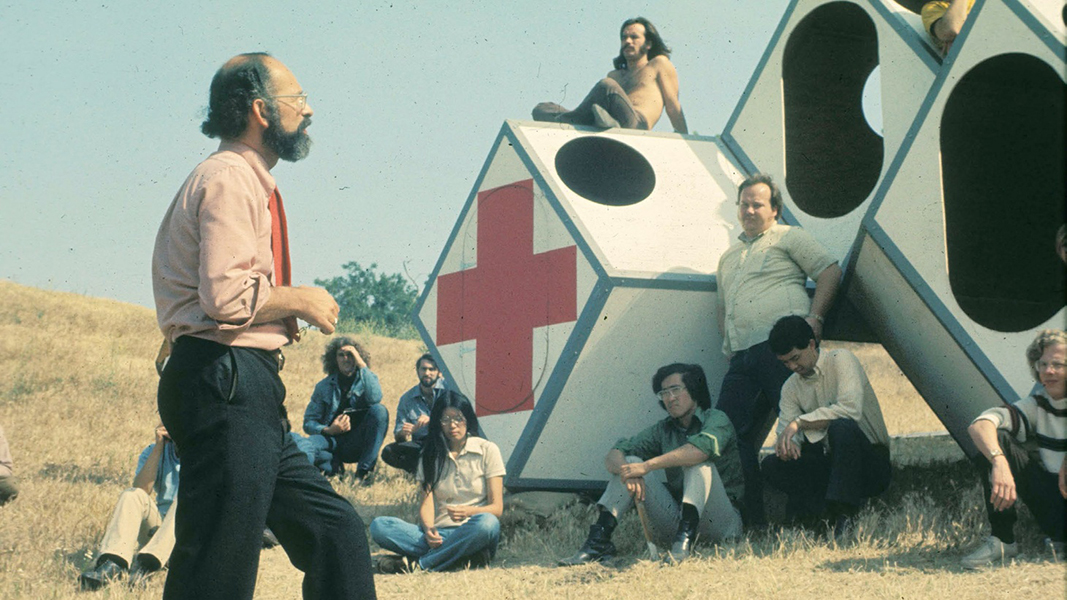 Ray Kappe with Cal Poly Pomona Students and Community 72 Project<br>1972