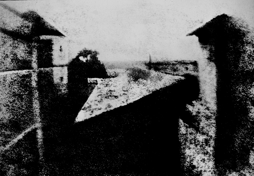 View from the Window at Le Gras<br>Nicéphore Niépce<br>1826