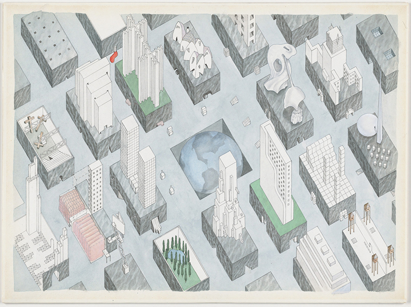 The City of the Captive Globe<br>Rem Koolhaas, Madelon Vriesendorp<br>1972
